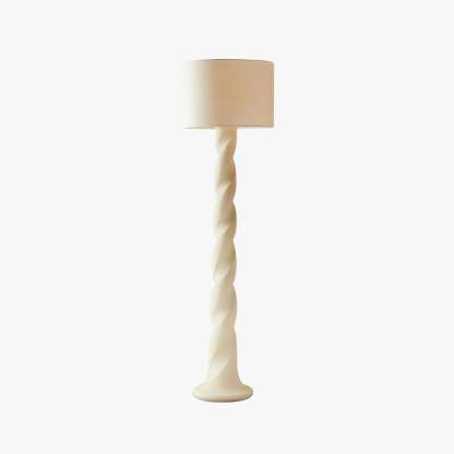 Retro Plaster Spiral Floor Lamp