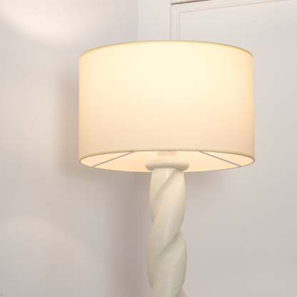 Retro Plaster Spiral Floor Lamp