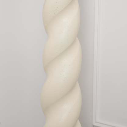 Retro Plaster Spiral Floor Lamp
