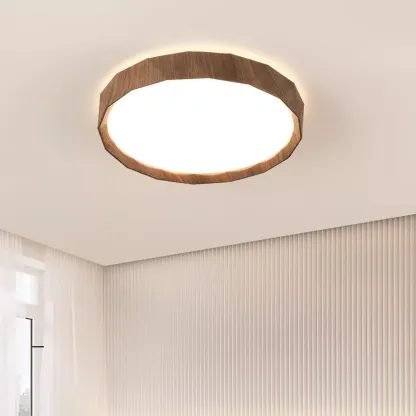 Ozawa Minimalism Walnut Wood Ceiling Lamp Bedroom  Dining Room