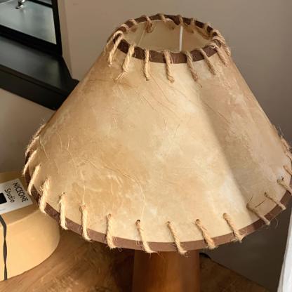 Drift Wood Table Lamp Walnut Beige