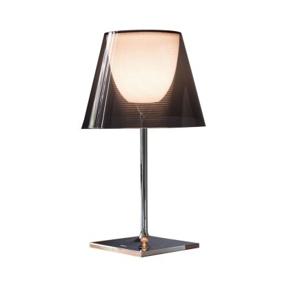 Axis Minimalist Glass Chrome Table Lamp