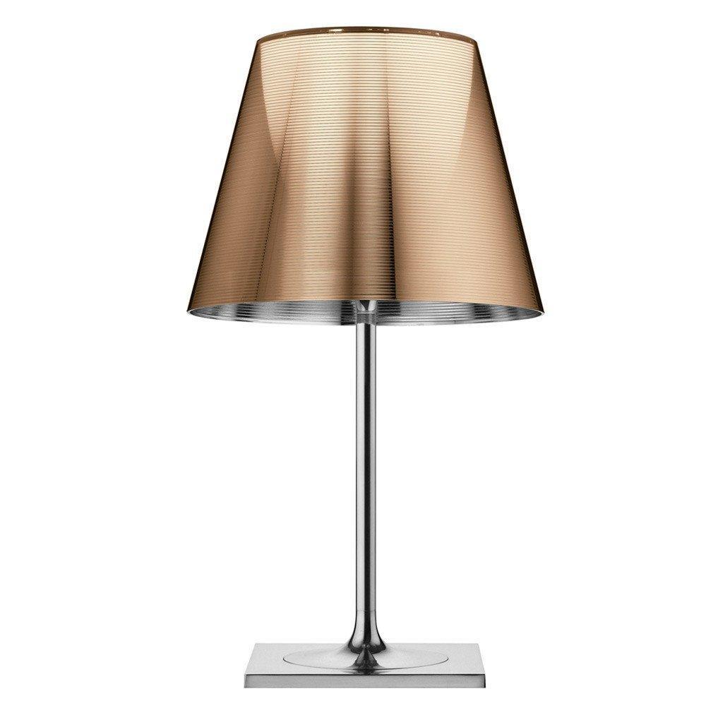 Axis Minimalist Glass Chrome Table Lamp