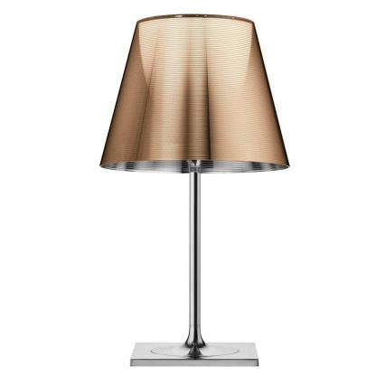 Axis Minimalist Glass Chrome Table Lamp