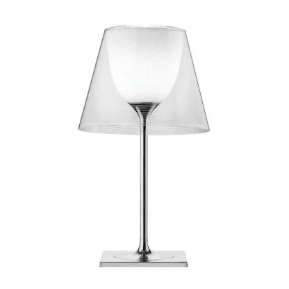 Axis Minimalist Glass Chrome Table Lamp