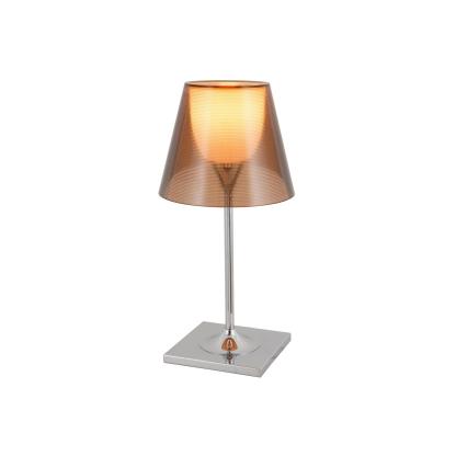 Axis Minimalist Glass Chrome Table Lamp