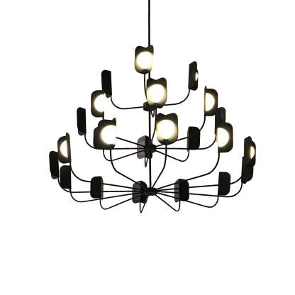 Axis Brass Leaf Chandelier