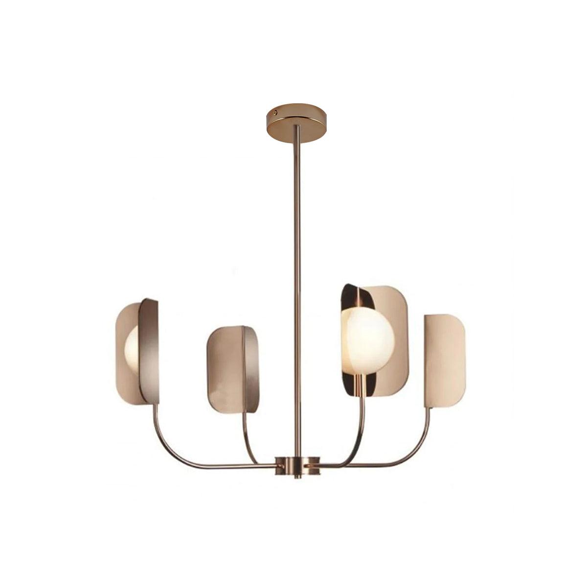 Axis Brass Leaf Chandelier