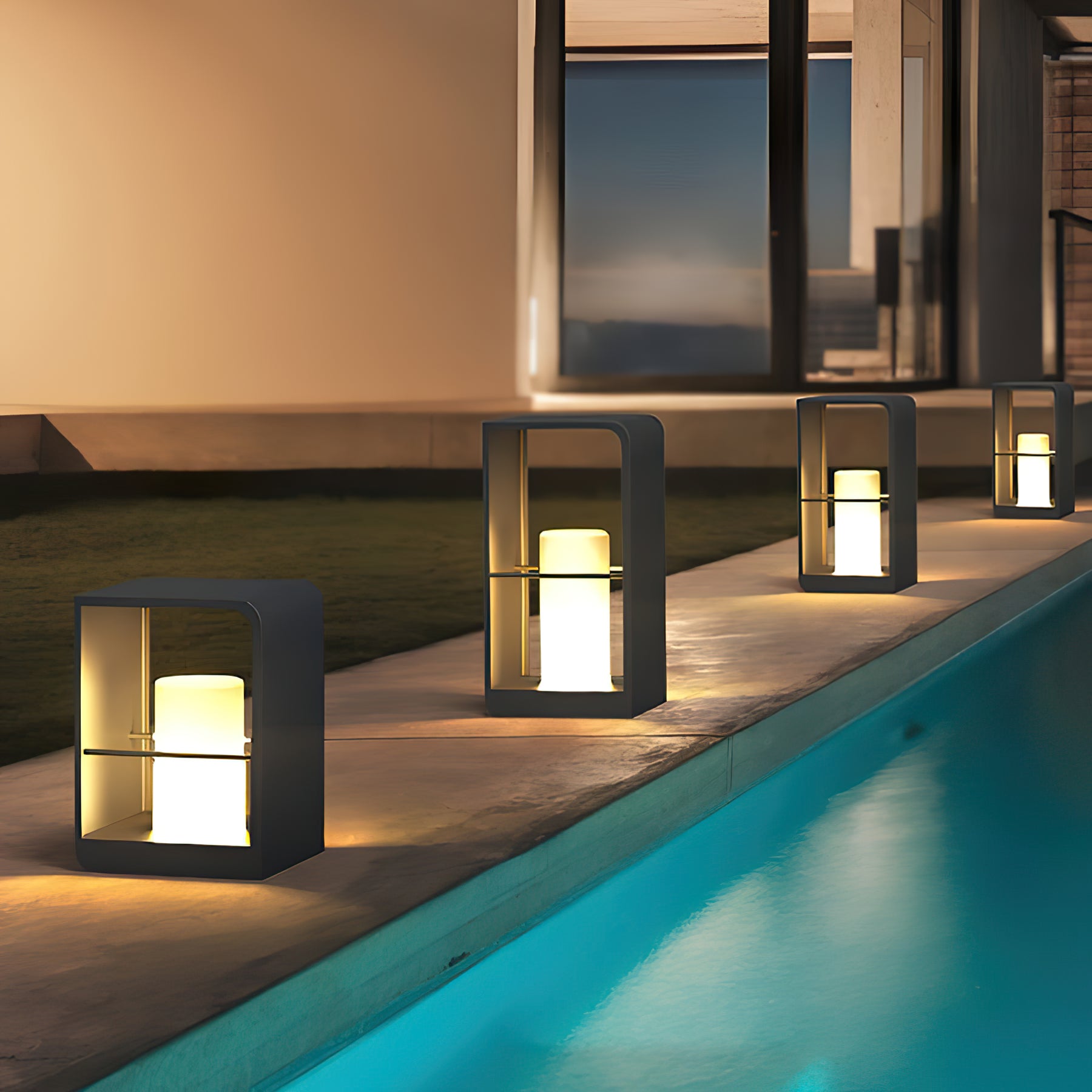 LED Linterna Jardín Luz Exterior