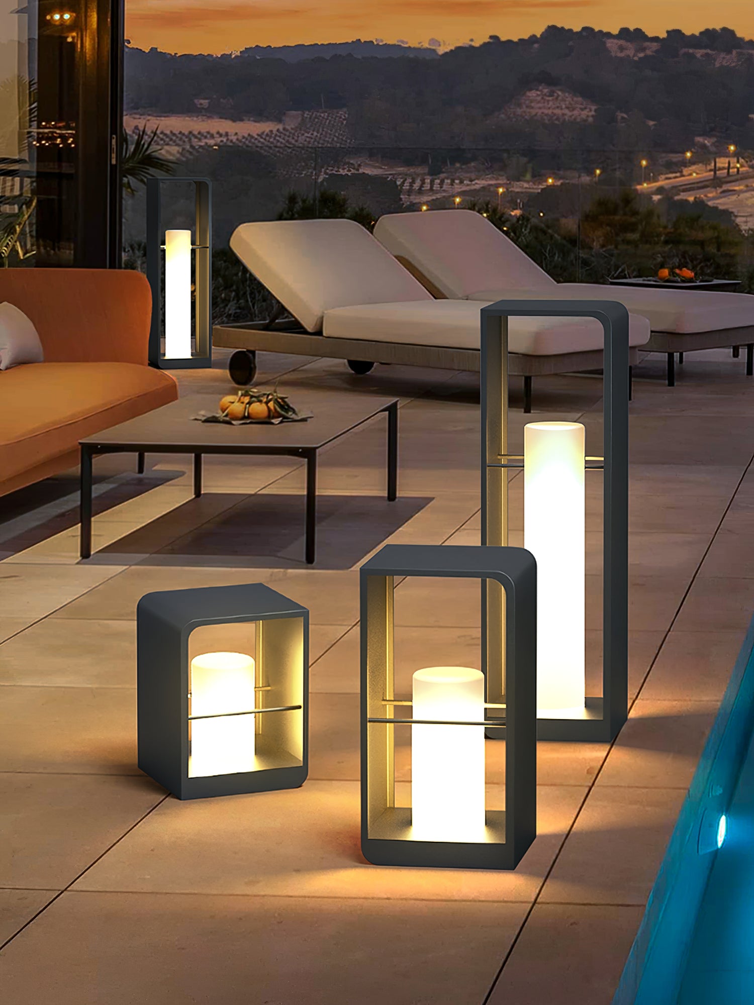 LED Linterna Jardín Luz Exterior