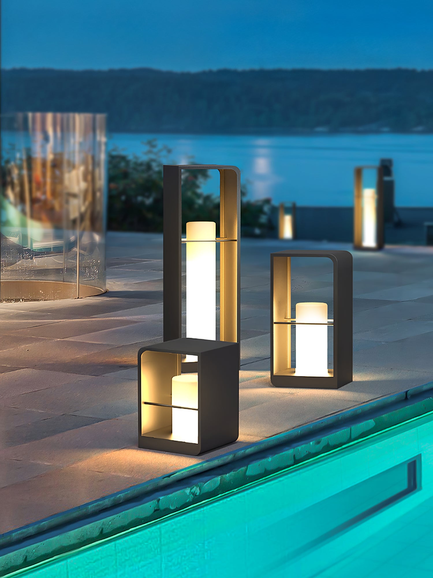 LED Linterna Jardín Luz Exterior