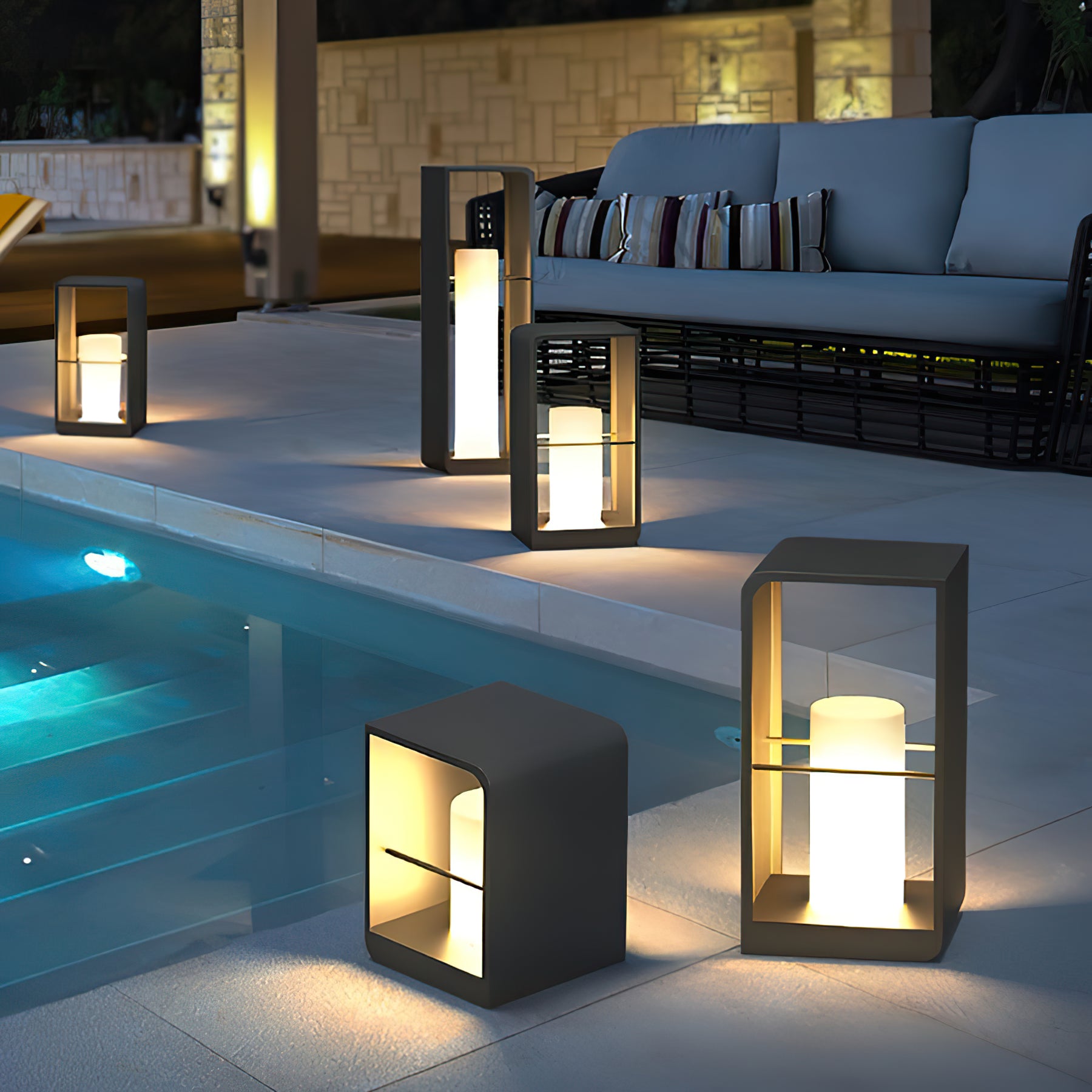 LED Linterna Jardín Luz Exterior