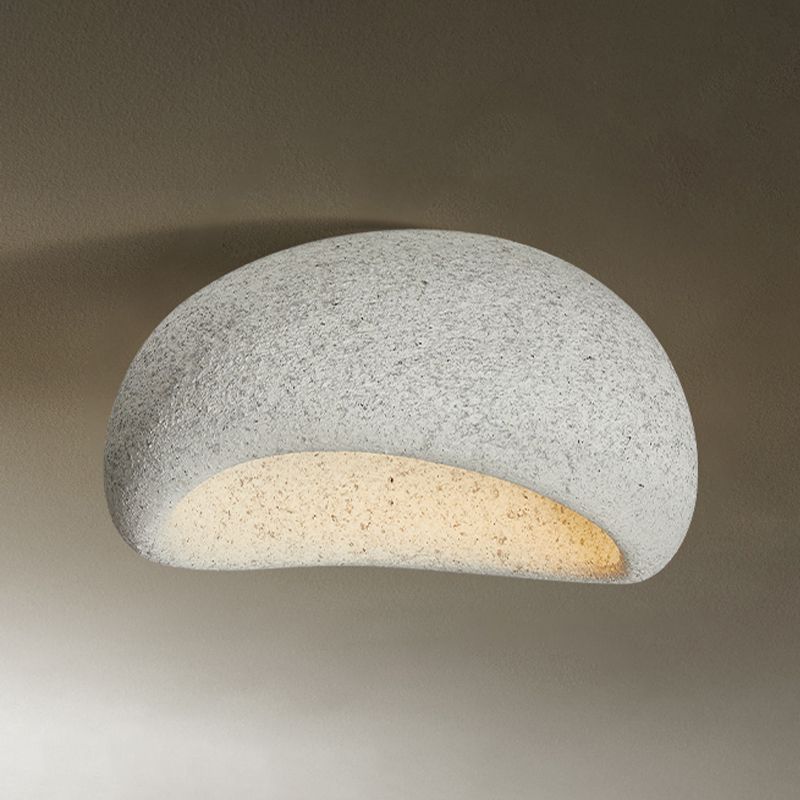 Byers Moderno LED Lámpara de Techo Blanco/Gris Dormitorio/Pasillo Resina