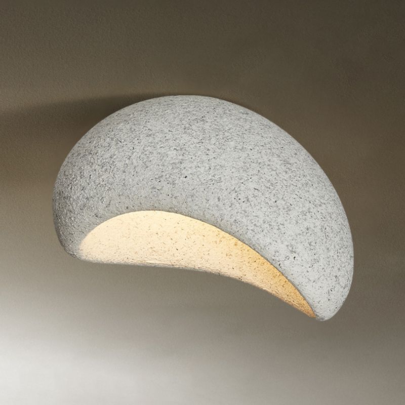 Byers Moderno LED Lámpara de Techo Blanco/Gris Dormitorio/Pasillo Resina