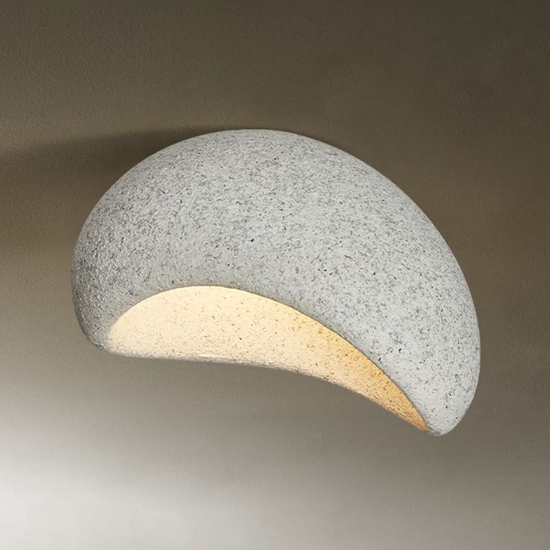 Byers Moderno LED Lámpara de Techo Blanco/Gris Dormitorio/Pasillo Resina