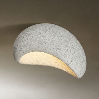 Byers Moderno LED Lámpara de Techo Blanco/Gris Dormitorio/Pasillo Resina