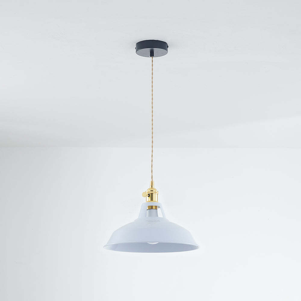 Morandi Nordica Metal LED Lámpara Colgante Negra/Blanca