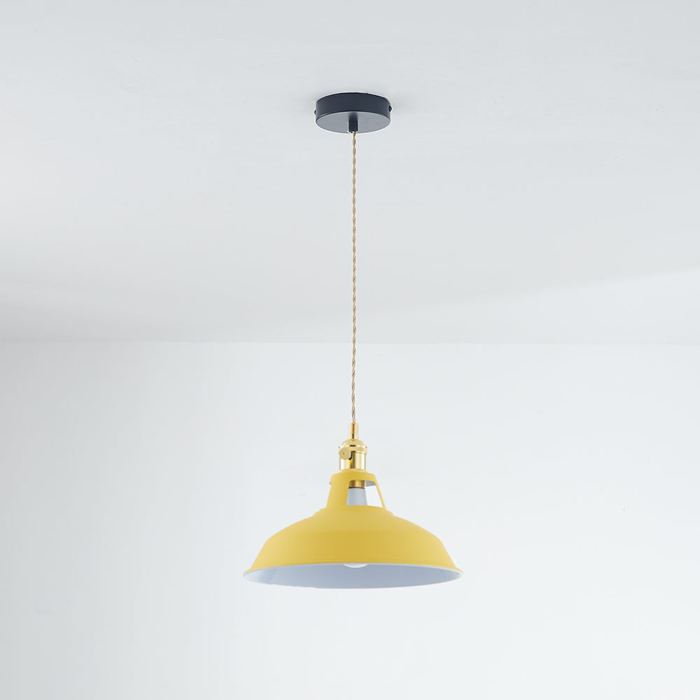 Morandi Nordica Metal LED Lámpara Colgante Negra/Blanca