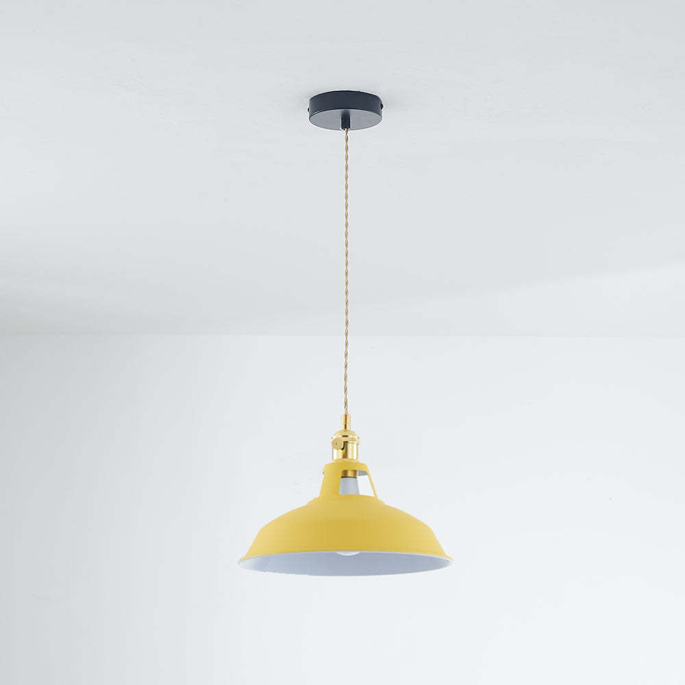 Morandi Nordica Metal LED Lámpara Colgante Negra/Blanca