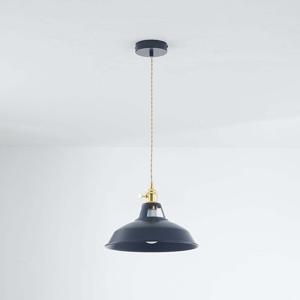 Morandi Nordica Metal LED Lámpara Colgante Negra/Blanca