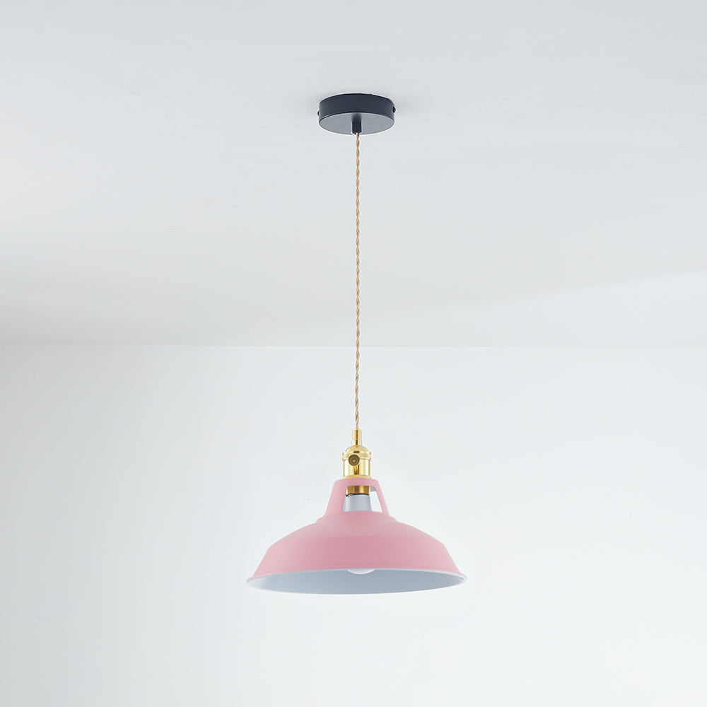 Morandi Nordica Metal LED Lámpara Colgante Negra/Blanca