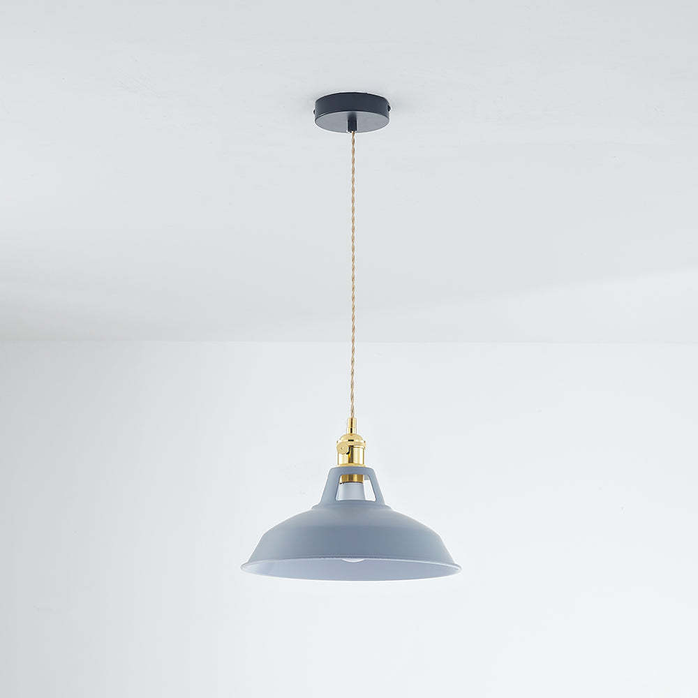 Morandi Nordica Metal LED Lámpara Colgante Negra/Blanca