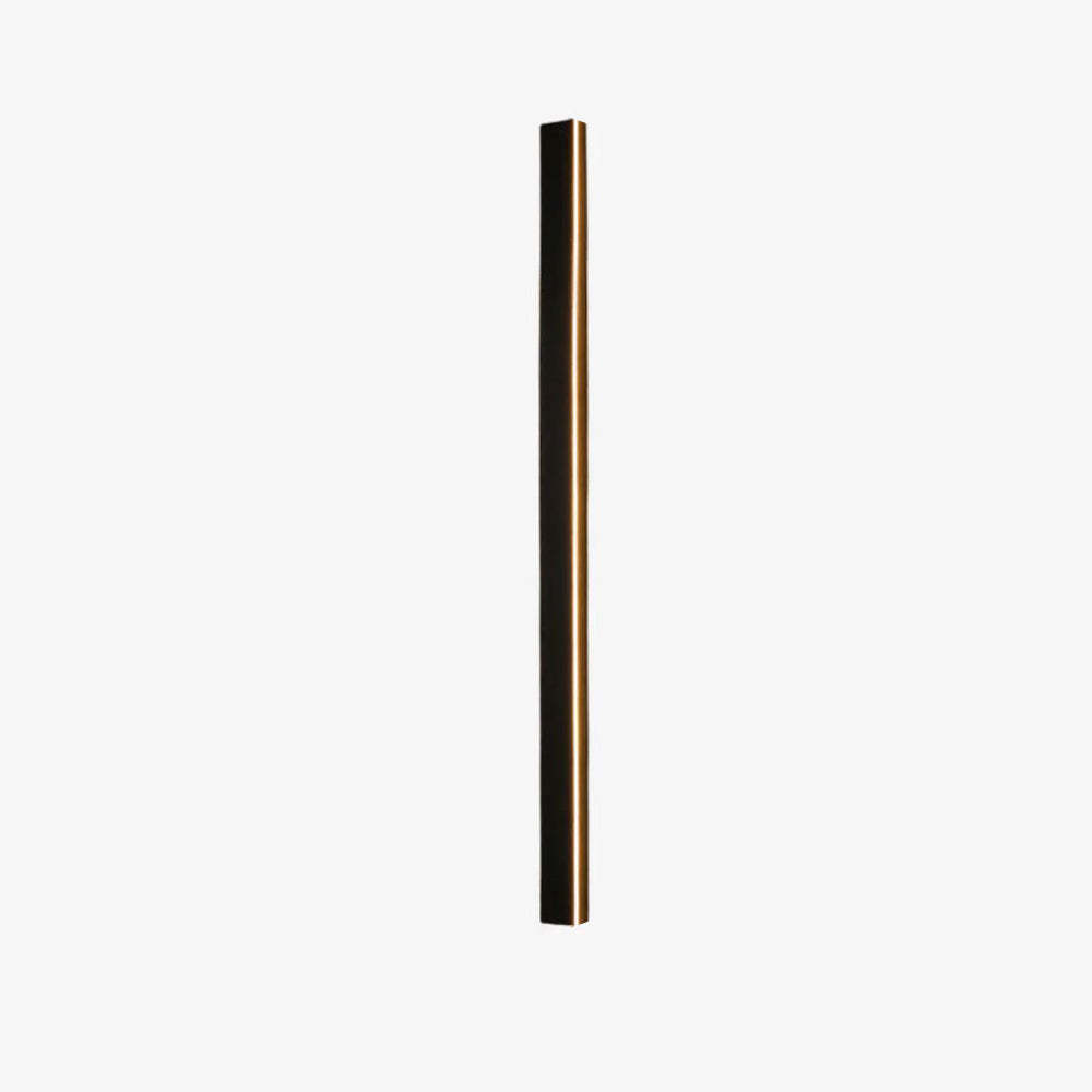 Edge Minimalista Lineal Metal Acrílico Aplique de Pared Exterior Negro