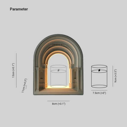 Félicie Moderna Diseño Yeso Lámpara de Mesa 2 Estilos Blanca