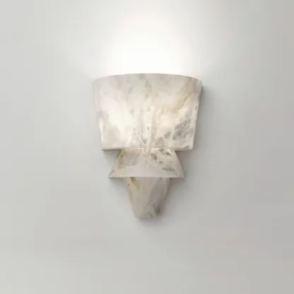 Ozawa Nordic White Metal Resin Wall Lamp Dining Room Bedroom