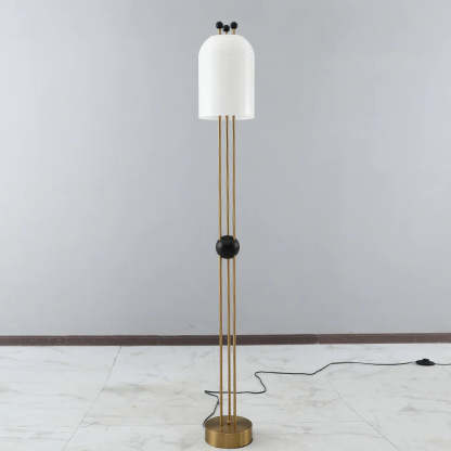 Retro Lantern Glass Floor Lamp