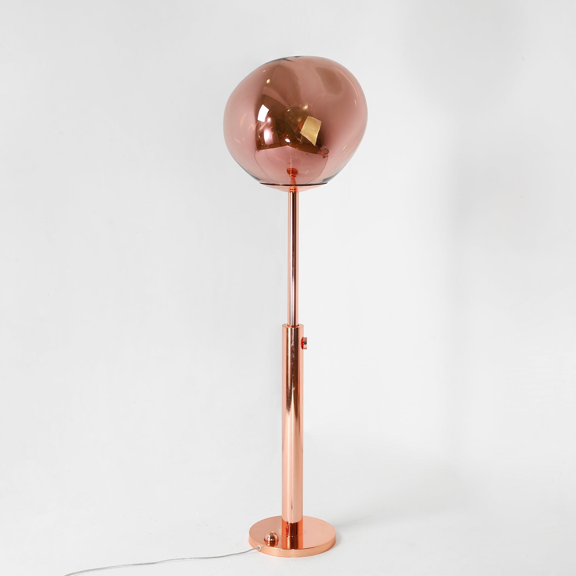 Verona Lava Slim Glow Glass Floor Lamp