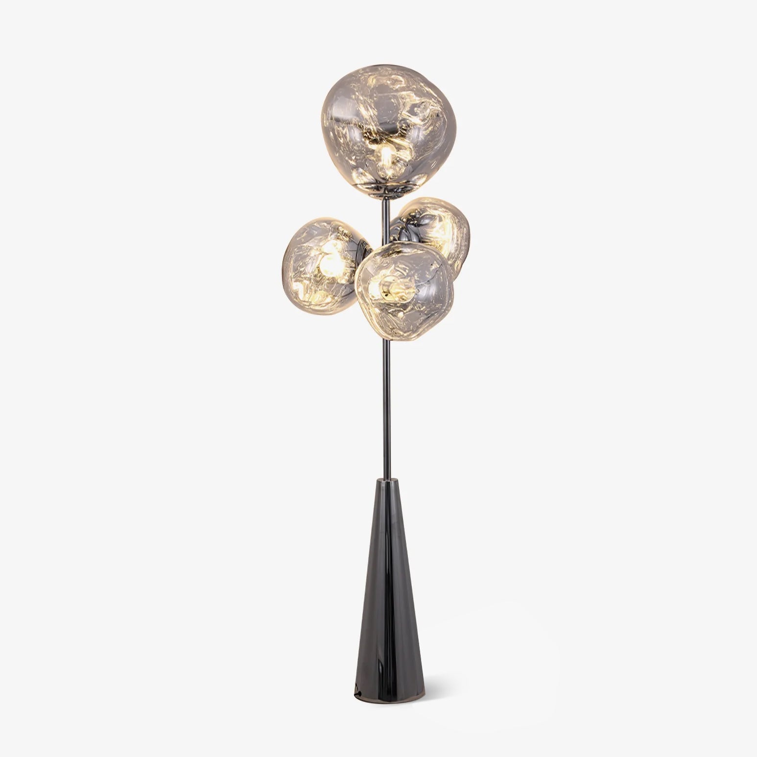Verona Lava Column Glass Floor Lamp