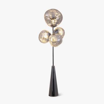 Verona Lava Column Glass Floor Lamp