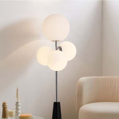 Verona Lava Column Glass Floor Lamp