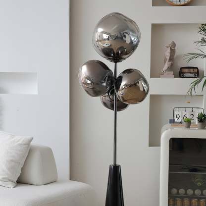 Verona Lava Column Glass Floor Lamp