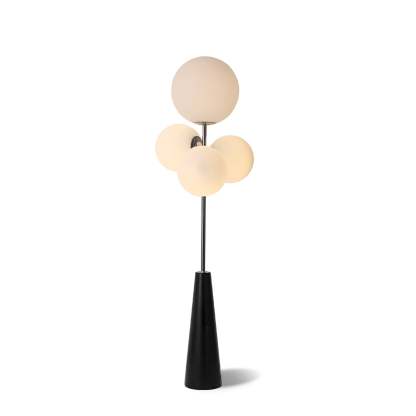 Verona Lava Column Glass Floor Lamp