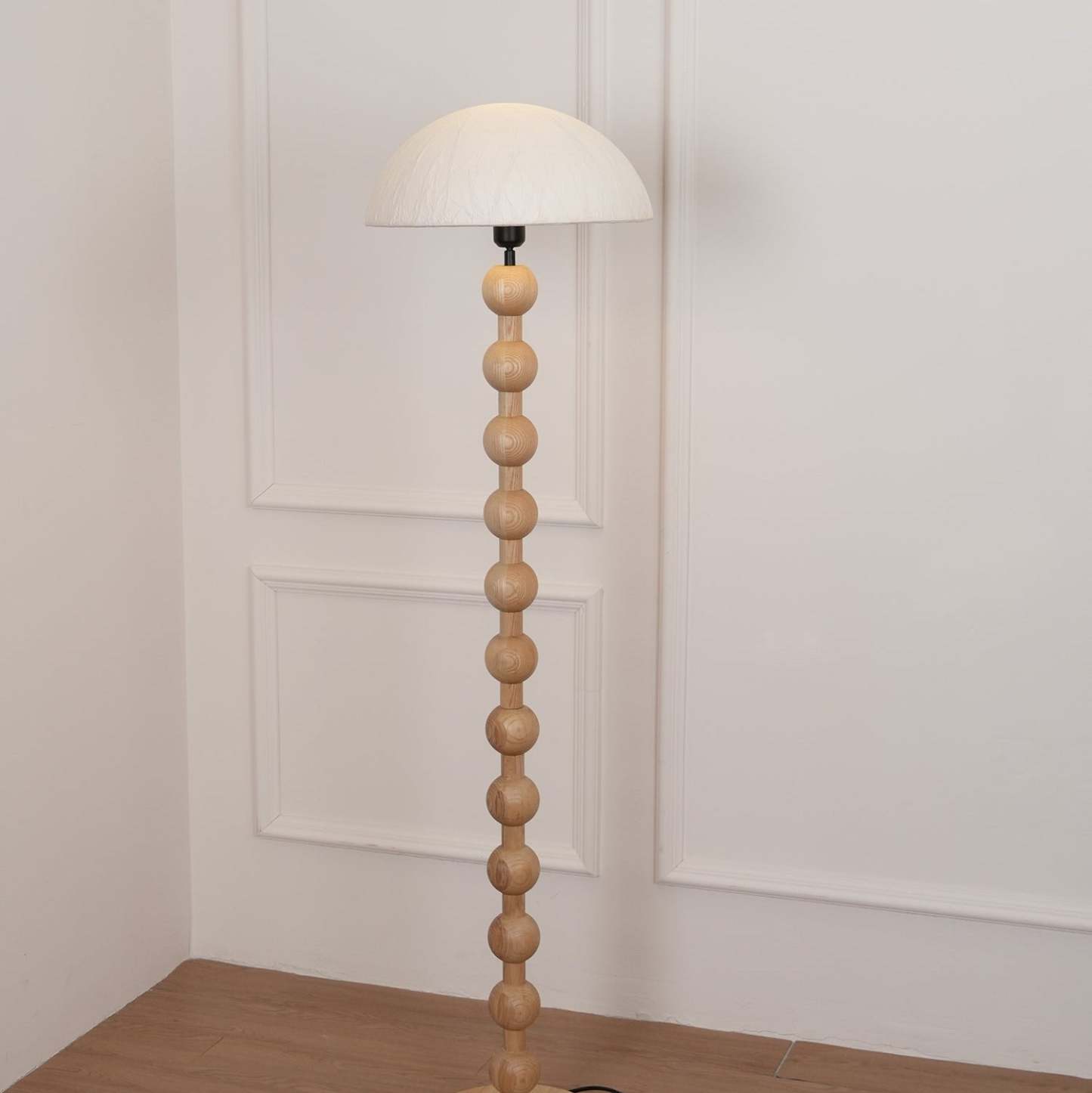Artelux Orla Sculptural Wood Floor Lamp