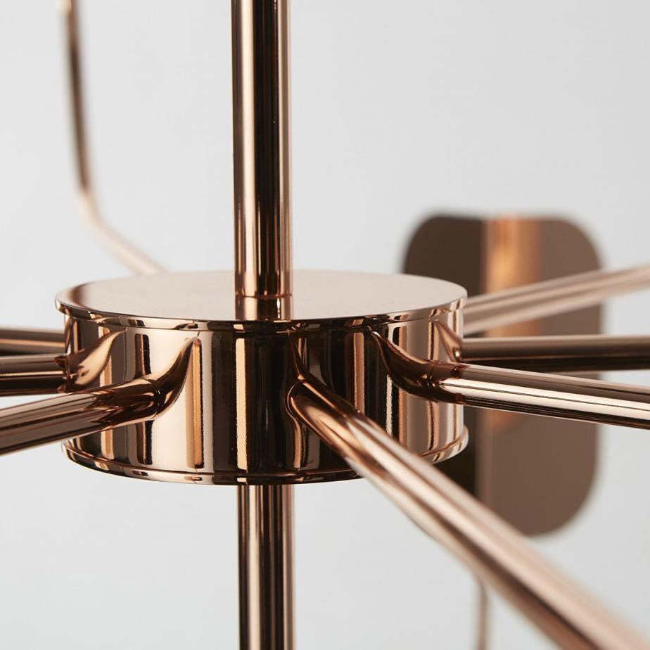 Axis Brass Leaf Chandelier