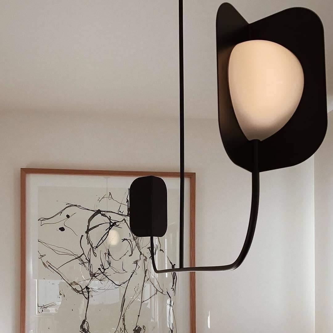 Axis Brass Leaf Chandelier