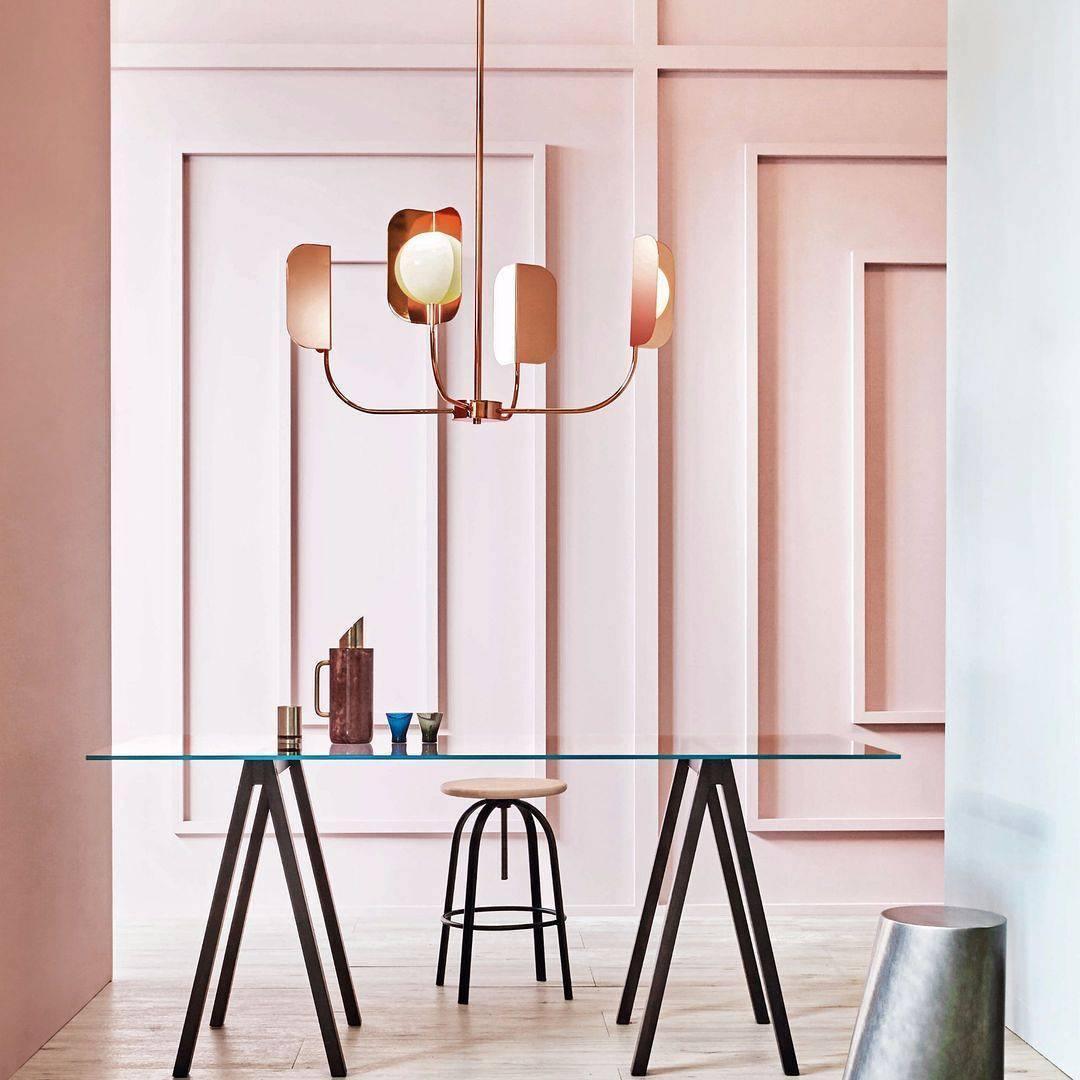 Axis Brass Leaf Chandelier