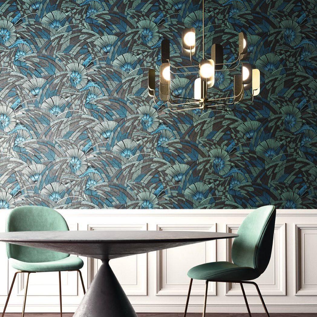 Axis Brass Leaf Chandelier