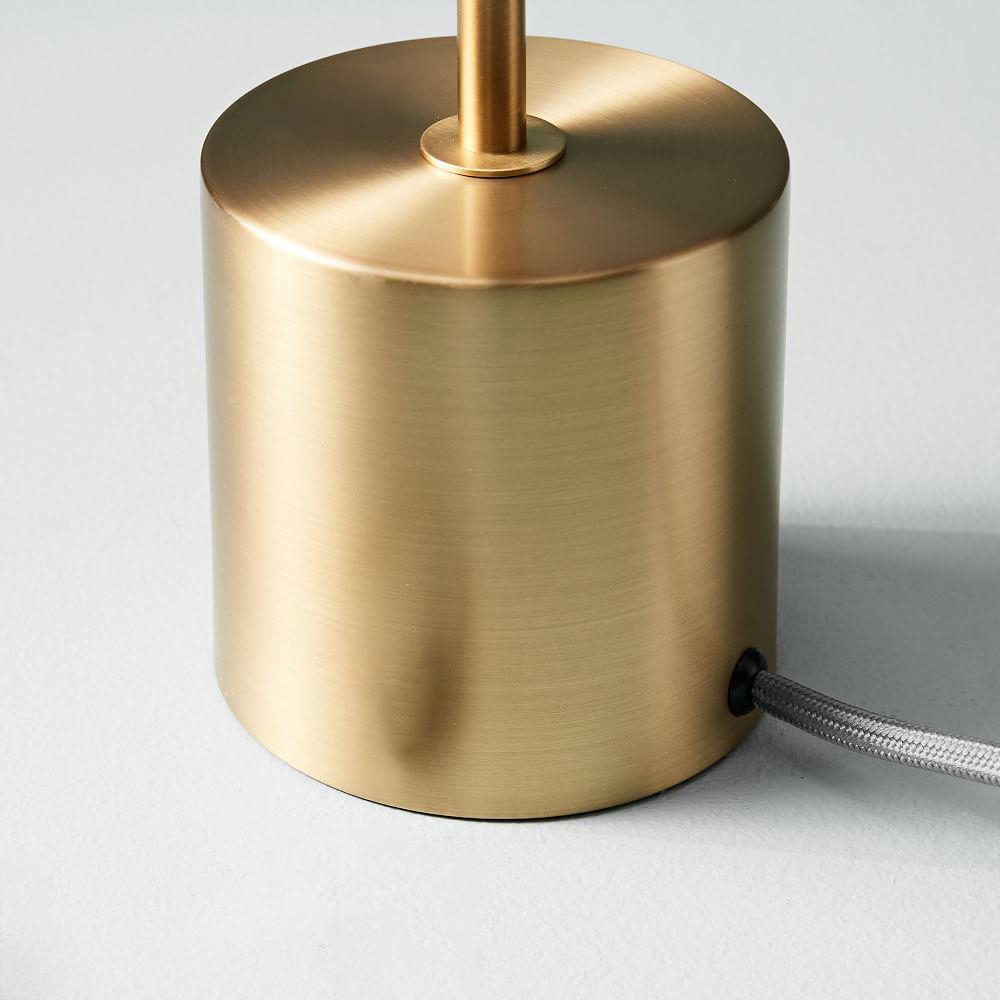 Axis Linear Wood & Brass Table Lamp