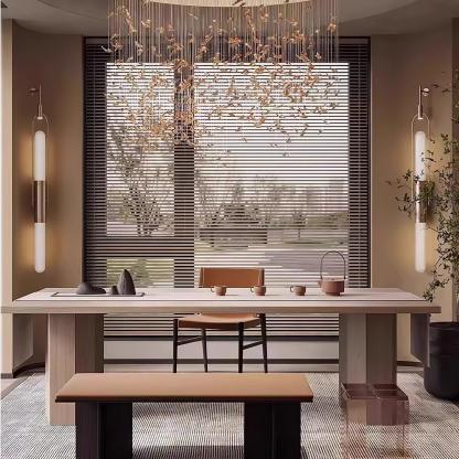 Long Arc Glass Aplique