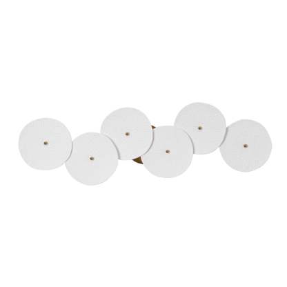 Hakka Contemporary Ceramic Brass Lotus Petal Wall Light