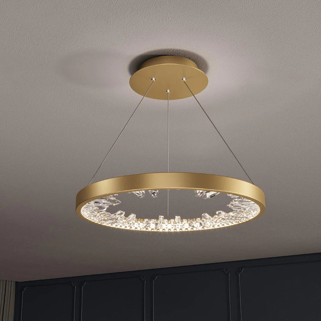 Verona Circle Crystal Chandelier