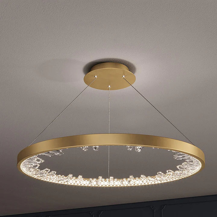 Verona Circle Crystal Chandelier