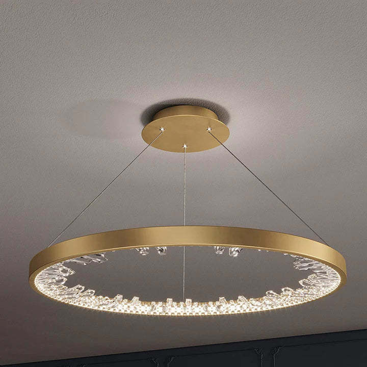 Verona Circle Crystal Chandelier
