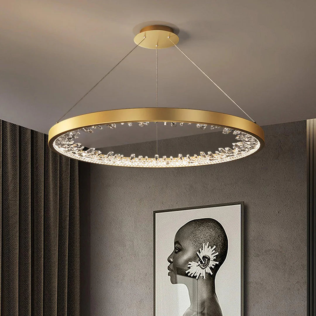 Verona Circle Crystal Chandelier