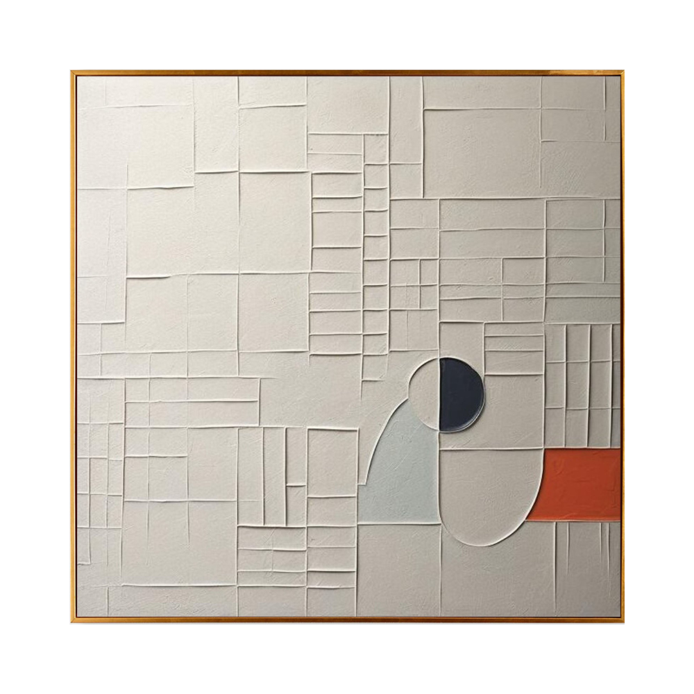 Arte Minimalista De Yeso #MS085