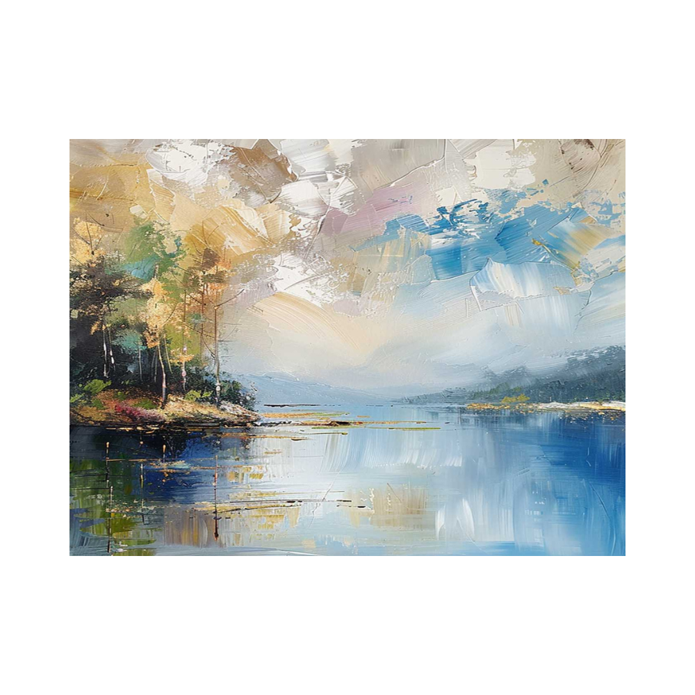 Arte De Paisaje Colorido #MS105